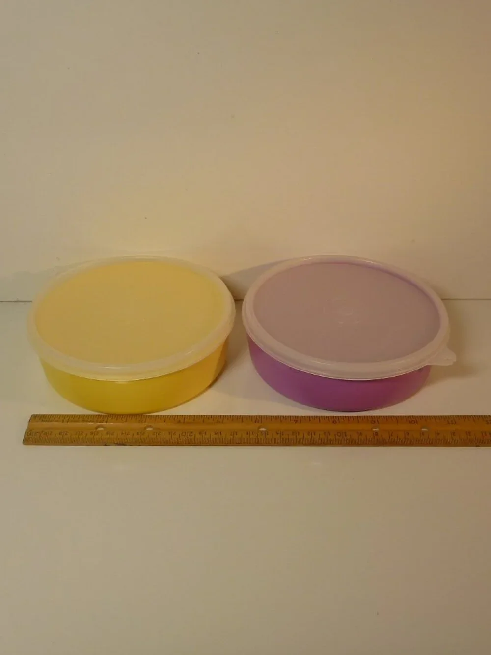NOS Vintage Tupperware 1551 Microwave Reheatable Wonder Bowls - Set 2